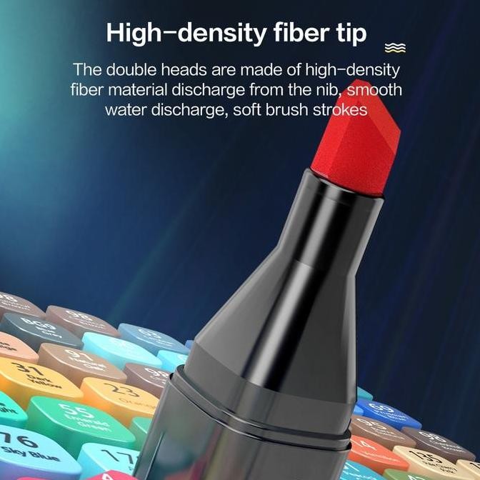 

[Ready] Mayy 2 In 1 Spidol Dan Stabilo Touch Isi 24/26/38/60/80/120/168 Warna Dual Side Fine Art Brush Pen Sketsa Original