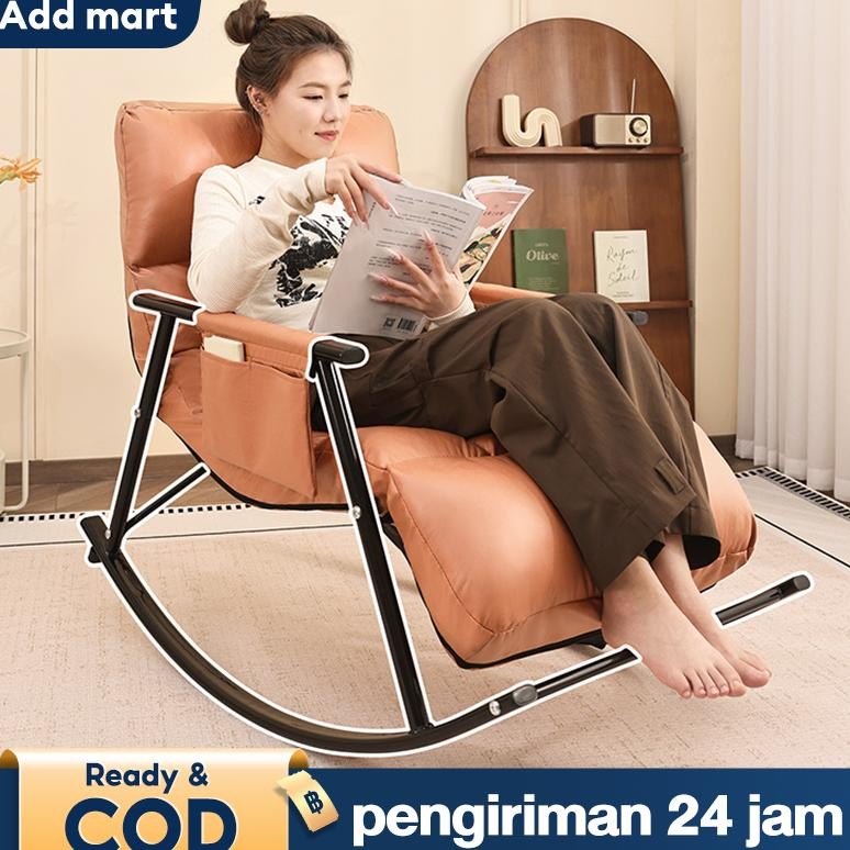 Kursi Goyang Kursi Santai Kursi Malas Kursi Goyang Bulat Sofabed Multifungsi 3 in 1 Kursi Sofa Malas