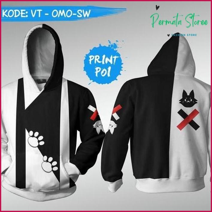 ORIGINAL.. SWEATER JAKET OOKAMI MIO VTUBER COSPLAY - HOODIE FULLPRINT ANIME