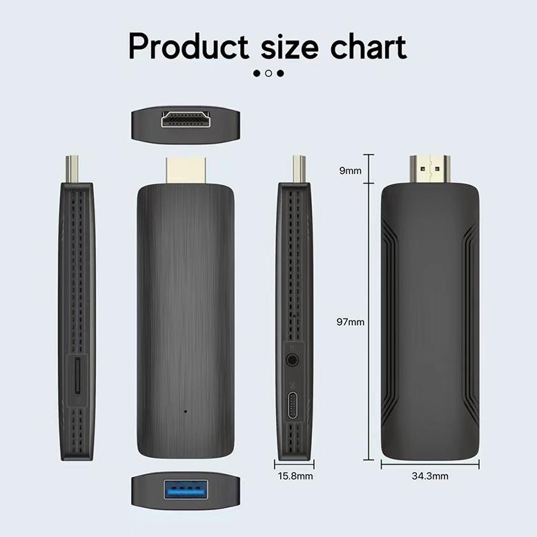 HJK Smart TV Stick android tv box M98 4K 5G WiFi 16+256GB Android 12.0 HD Google Assistant Netflix