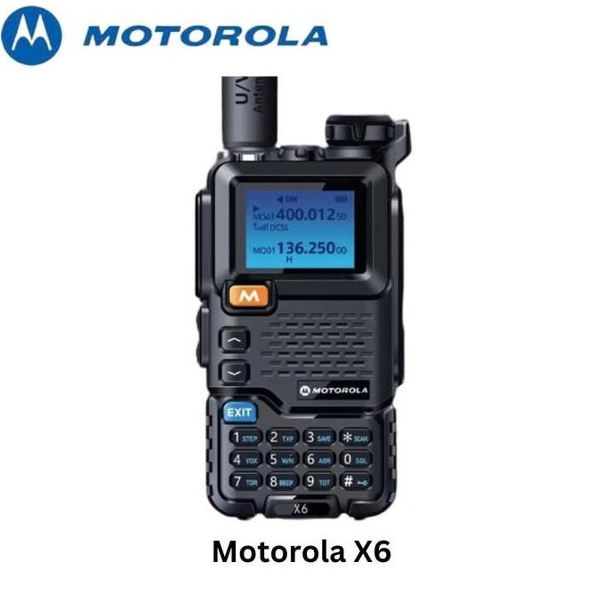 Handy Talkie Motorola X6 Jarak Jauh Radio HT Motorolla X6 Tahan Air