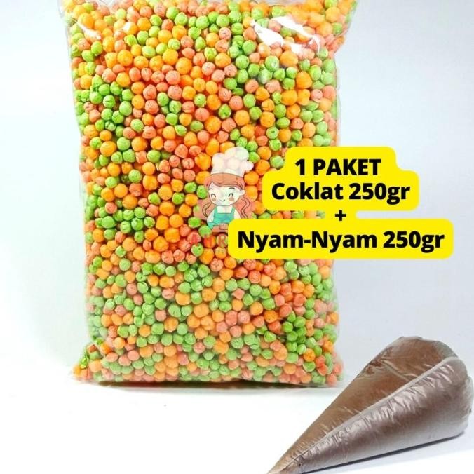 

Produk Baru!! 1 PAKET Nyam Nyam Rice Crispy 250gr + Coklat Cair/Selai 250gr