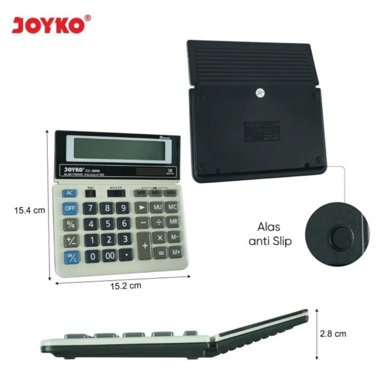 

Fe24 To94 Kalkulator Meja Joyko Cc 868 12 Digit - Calculator Big Display Cc868 #Best Quality Sale