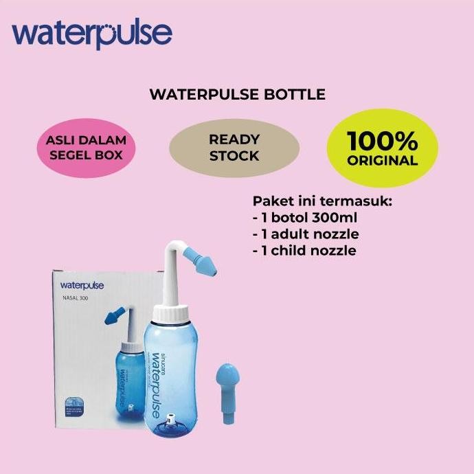 new waterpulse nasal, semprotan hidung, garam nasal