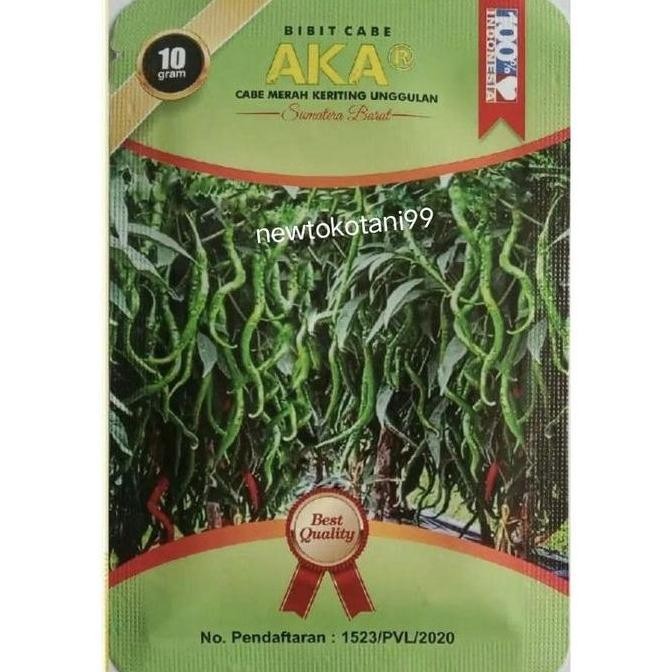 

Benih cabe merah keriting cmk AKAR 10 gram benih cabai kriting akar