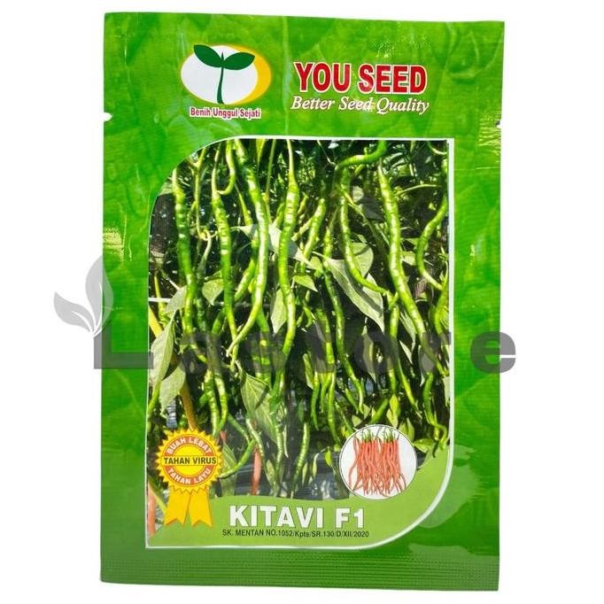 

Benih Cabe Cabai Keriting KITAVI F1 Isi 10 gram You Seed