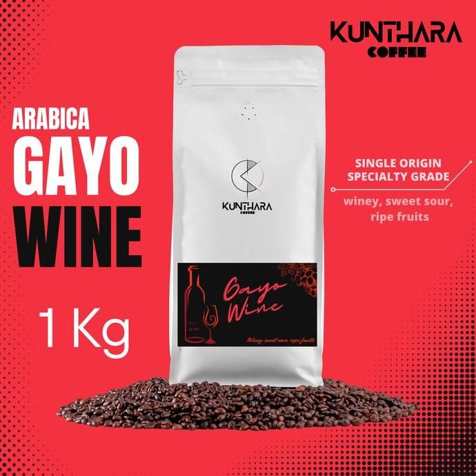 

Kopi Gayo Wine Arabica - 1kg I Biji/Bubuk