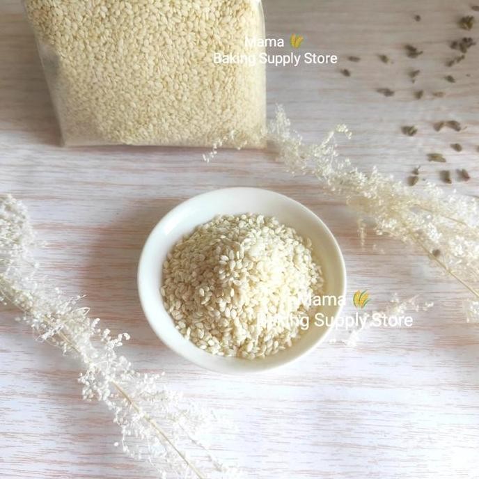 

Terlaris White Sesame Seeds Biji Wijen Putih 1000 Gr 1 Kg Kualitas Premium