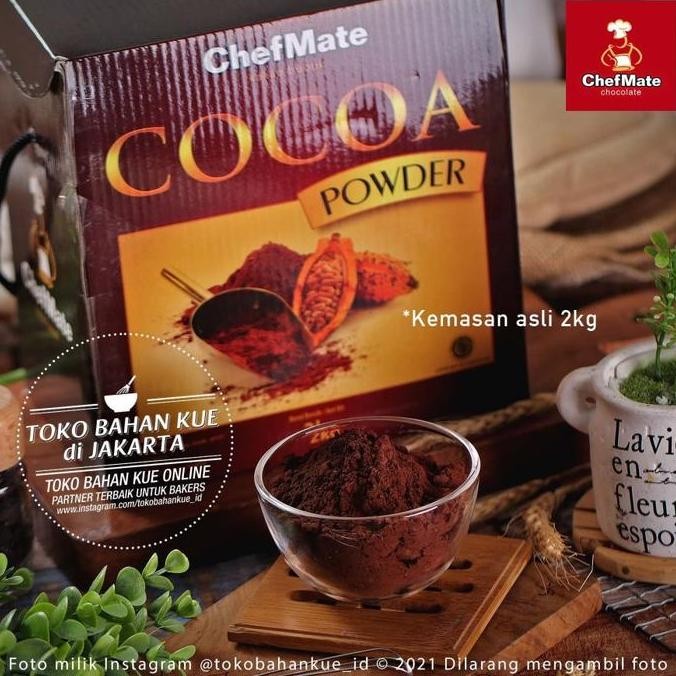 

Chefmate Bubuk Cokelat Murni 500gr Repack Pure Cocoa Powder Coklat