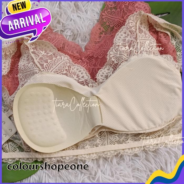 BRA RENDA SEAMLESS WANITA PAKAIAN DALAM BRA SEKSI BAHAN LACE BH CEWEK PUSH UP BEST QUALITY 