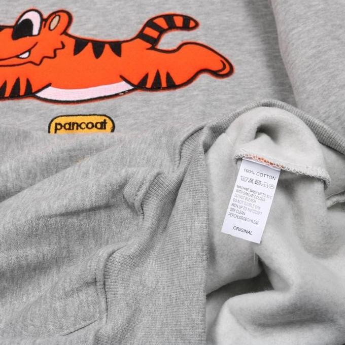 Sweater Hoodie Pancoat Tiger Bordir Premium Authentic Full Tag & Label Terlaris