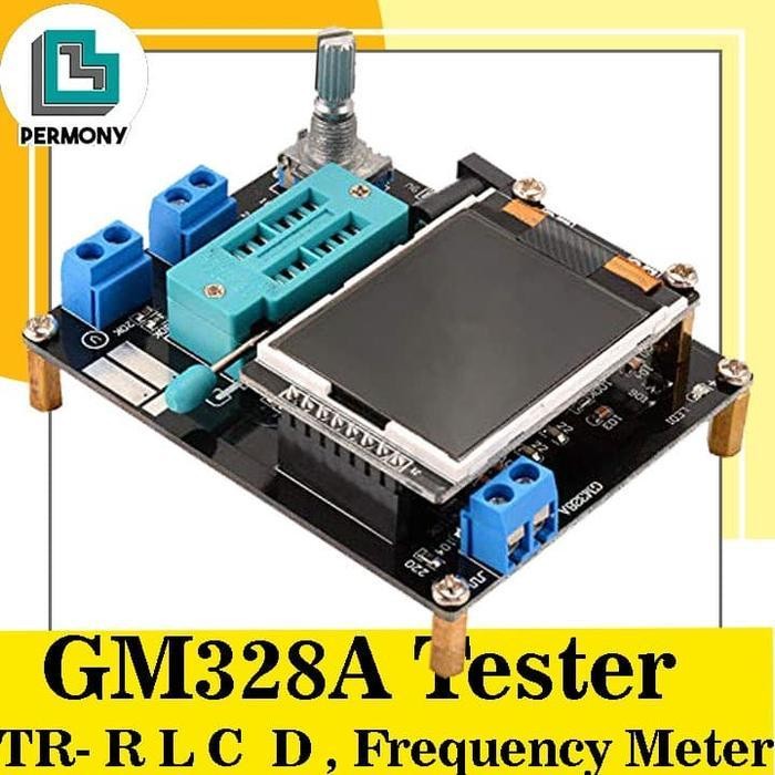 Gm328A Rlc Transistor Scr Fet Dioda Thyristor Esr Tester Original Dan Terpercaya