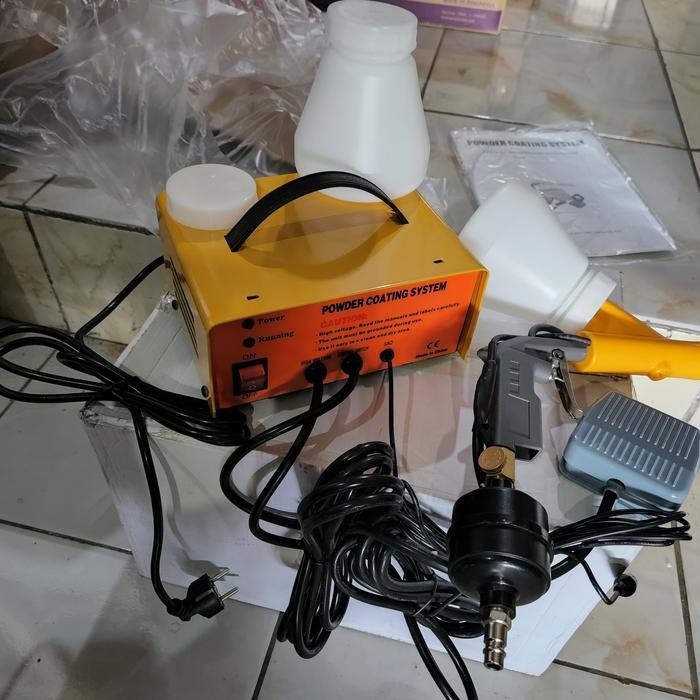 Portable Powder Coating Spray Gun Original Dan Terpercaya
