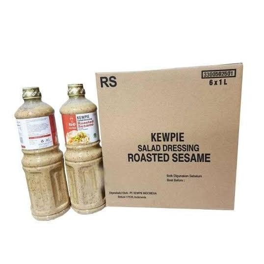 

Terlaris Kewpie Roasted Sesame Wijen Sangrai 1 Liter Dus Isi 6 Botol