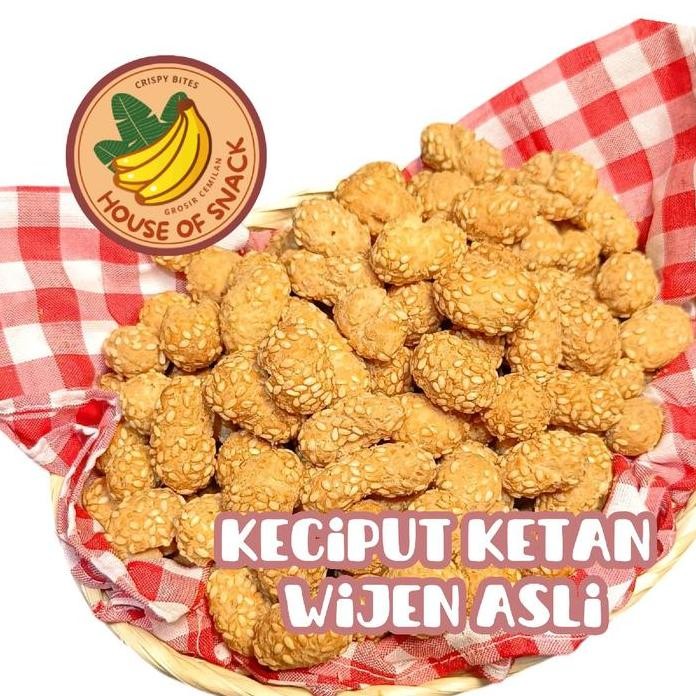 

Terlaris 500 Gr Keciput Ketan Wijen Renyah Manis Gurih Ga Kopong
