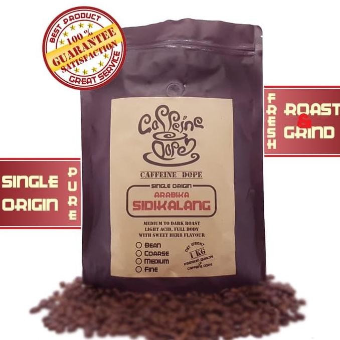 

Kopi Arabika Sidikalang 1 Kg Single Origin Bean/Biji & Ground/Bubuk