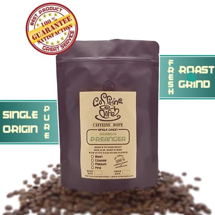 

Kopi Arabika Preanger 200 Gr Single Origin Bean/Biji & Ground/Bubuk
