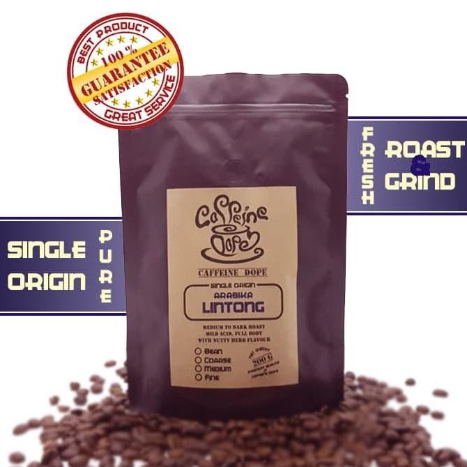 

Kopi Arabika Lintong 200 Gr Single Origin Bean/Biji & Ground/Bubuk