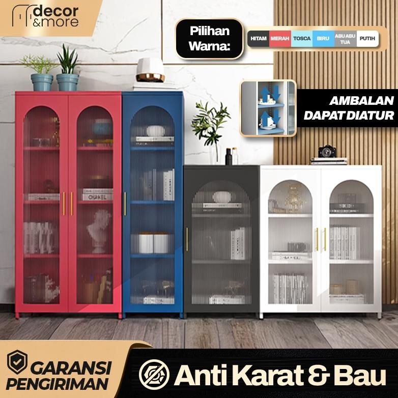 Lemari Kaca Lemari Pajangan Lemari Hias Ruang Tamu Minimalis Lemari Display Lemari Buku Lemari Bufet