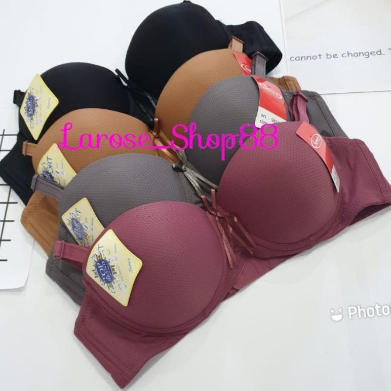 ND Bh Sorex 9853 Setengah Cup | Bh Setengah Cup Busa Tipis Pakai Kawat Kait 2 | Bra Sorex 9853