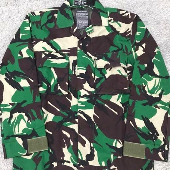 Baju PDL TNI Loreng Chevalier Premium Velbed Woll Furing l19