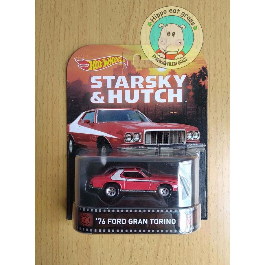 Murah Hot Wheels Hotwheels Retro Starsky & Hutch 76 Gran Ford Torino Non COD