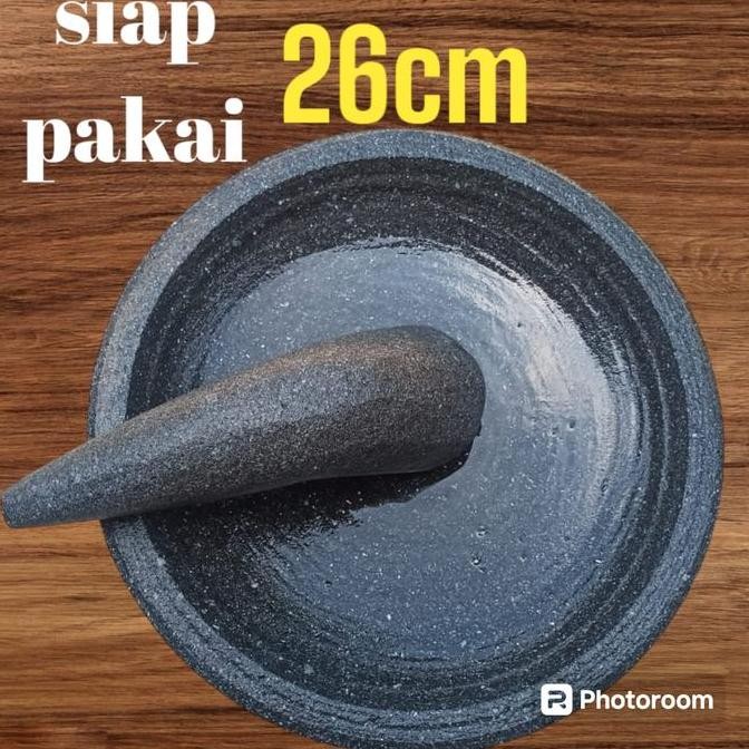 

COBEK BATU ASLI TANPA CAMPURAN SIAP PAKAI GRATIS ULEKAN TS