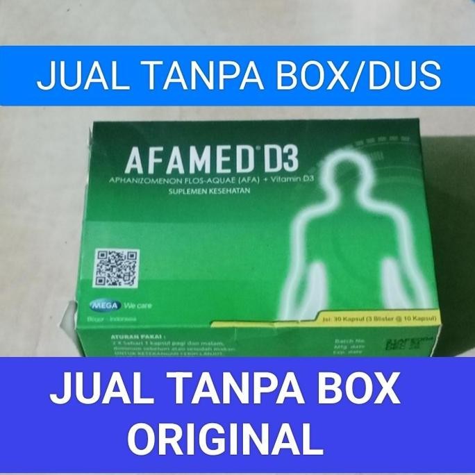 TERMURAH - AFAMED D3 BOX ISI 30 KAPSUL