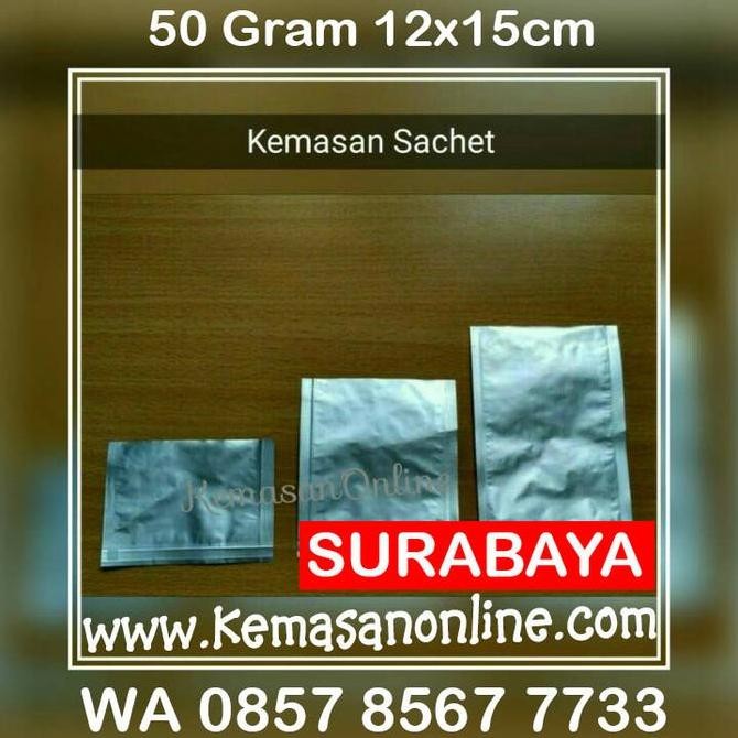 

Produk Baru!! Kemasan Sachet Foil 50gram untuk Kopi, bumbu dapur, Pewarna