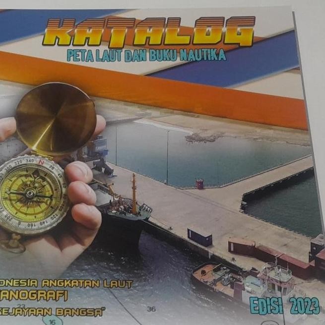 ready stock Buku katalog peta laut Indonesia