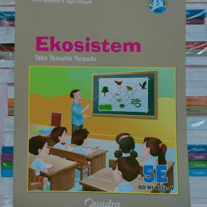 ready stock buku teks tematik terpadu kelas V SD tema 5E quadra