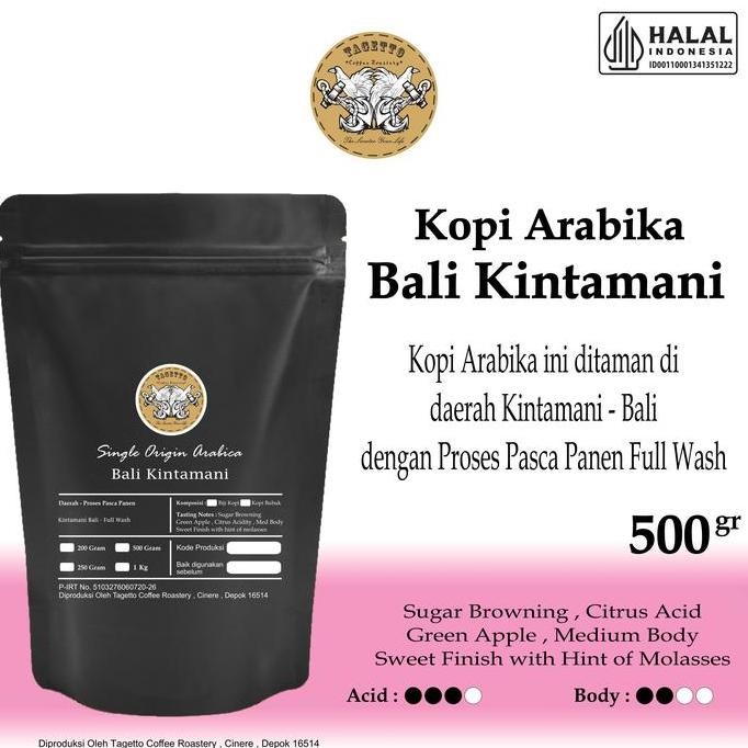 

KOPI ARABIKA BALI KINTAMANI 500GR BIJI ATAU BUBUK | ARABICA COFFEE TERMURAH