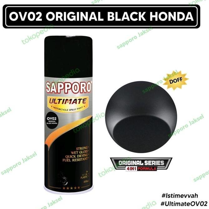 BERKUALITAS SAPPORO ULTIMATE OV02 ORIGINAL BLACK HONDA / WARNA ORIGINAL CVT HONDA