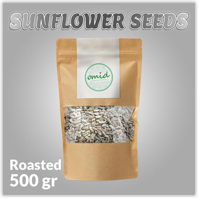 

ROASTED SUNFLOWER SEEDS (BIJI BUNGA MATAHARI / KUACI PANGGANG) 500GR TERMURAH