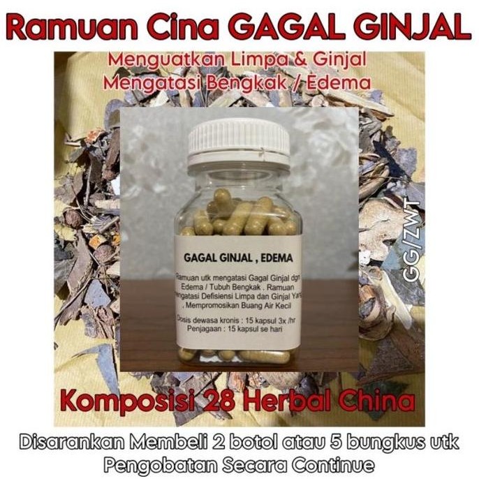TERMURAH - Obat Cina GAGAL GINJAL dan EDEMA Mengatasi Tubuh Bengkak Parah