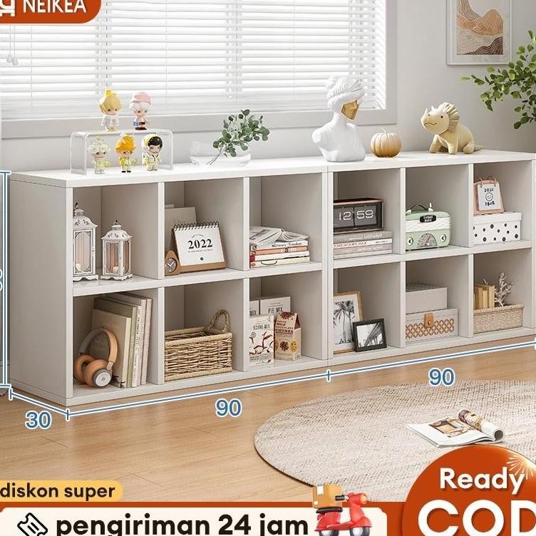 Lemari Buku Minimalis rak Buku Kayu Lemari Buku Anak Rak Penyimpanan Buku