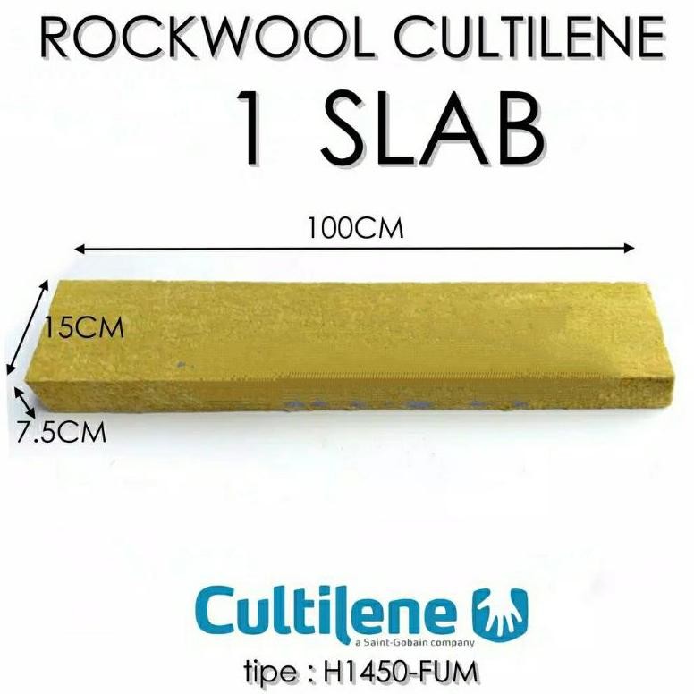 Rockwool Hidroponik Cultilene 1 Slab (1 Meter) Media Tanam Hidroponik