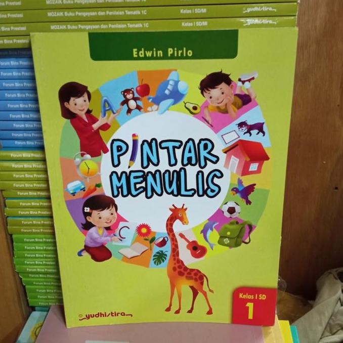 ready stock Pintar menulis sd kelas 1 yudhistira
