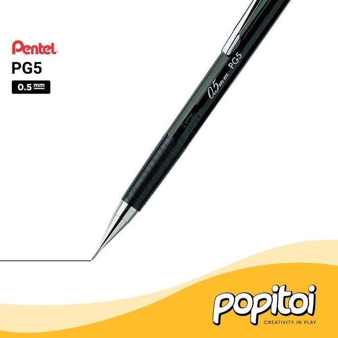 

TERMURAH - Pentel PG5-AD Drafting Mechanical Pencil 0.5 mm Pensil Mekanik Cetek Classic Retro Drafting Sketch Sketsa Gambar