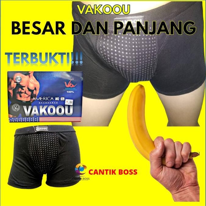 Celana Dalam Pria VAKOOU ORI 24 MAGNET ADA BARCODE - Celana vako vakoou vakou - Celana Keperkasaan V