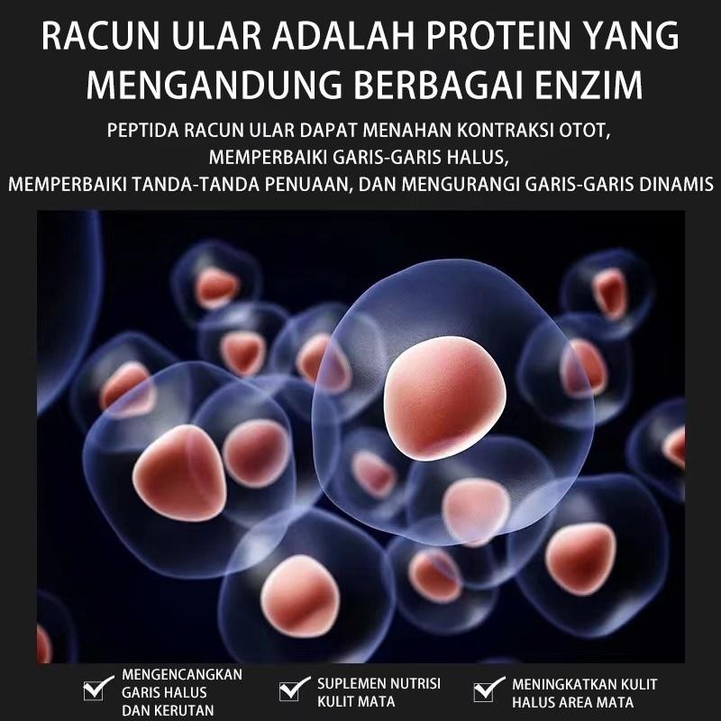 Cream Mata Bisa Ular Untuk 30G Anti Penuaan Serum Mata Penghilang Mata Panda Pencerah Kantung Mata K