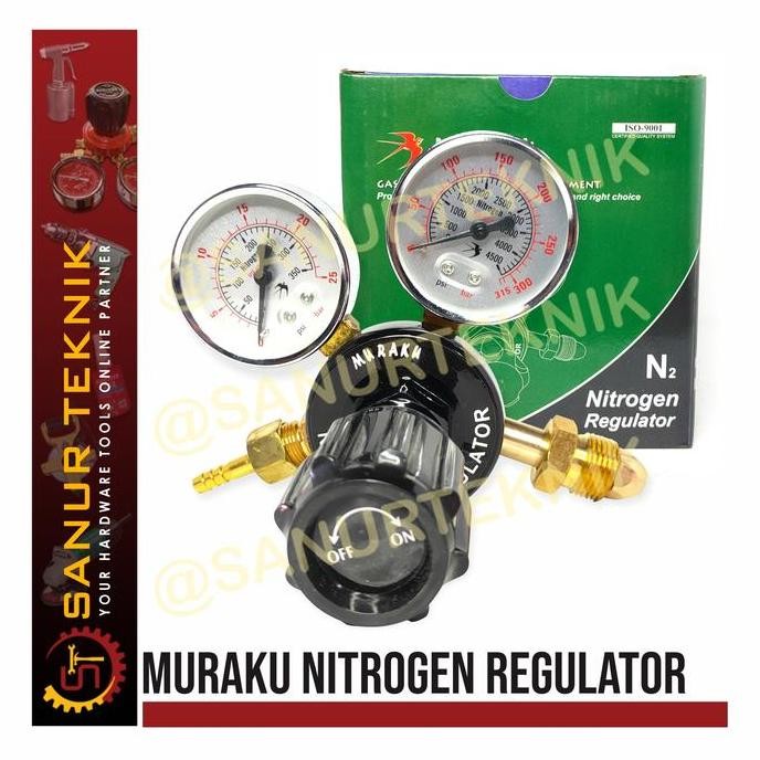 BEBAS ONGKIR - MURAKU Nitrogen Regulator / Regulator Nitrogen N2