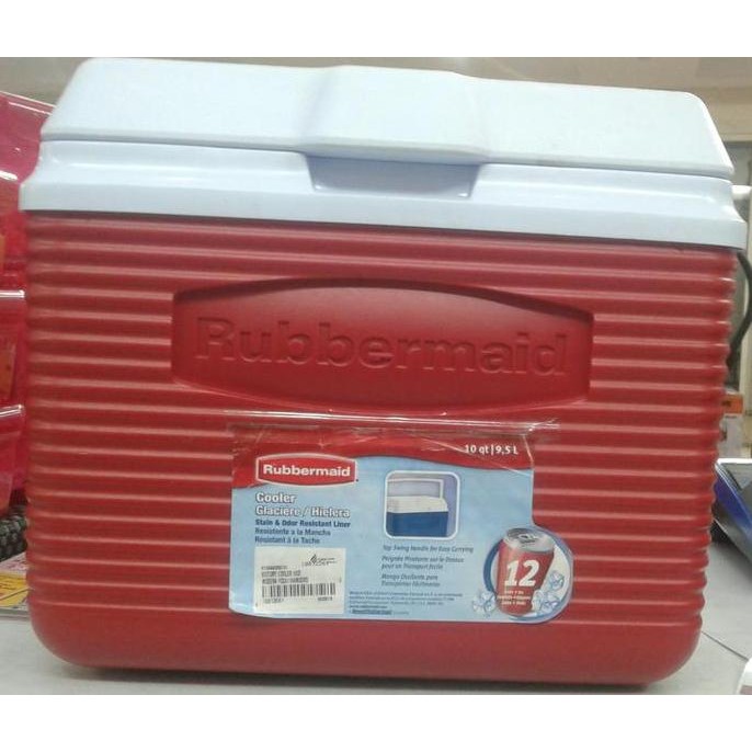 RUBBERMAID COOLER BOX MODERN 9,4 LITER MERAH
