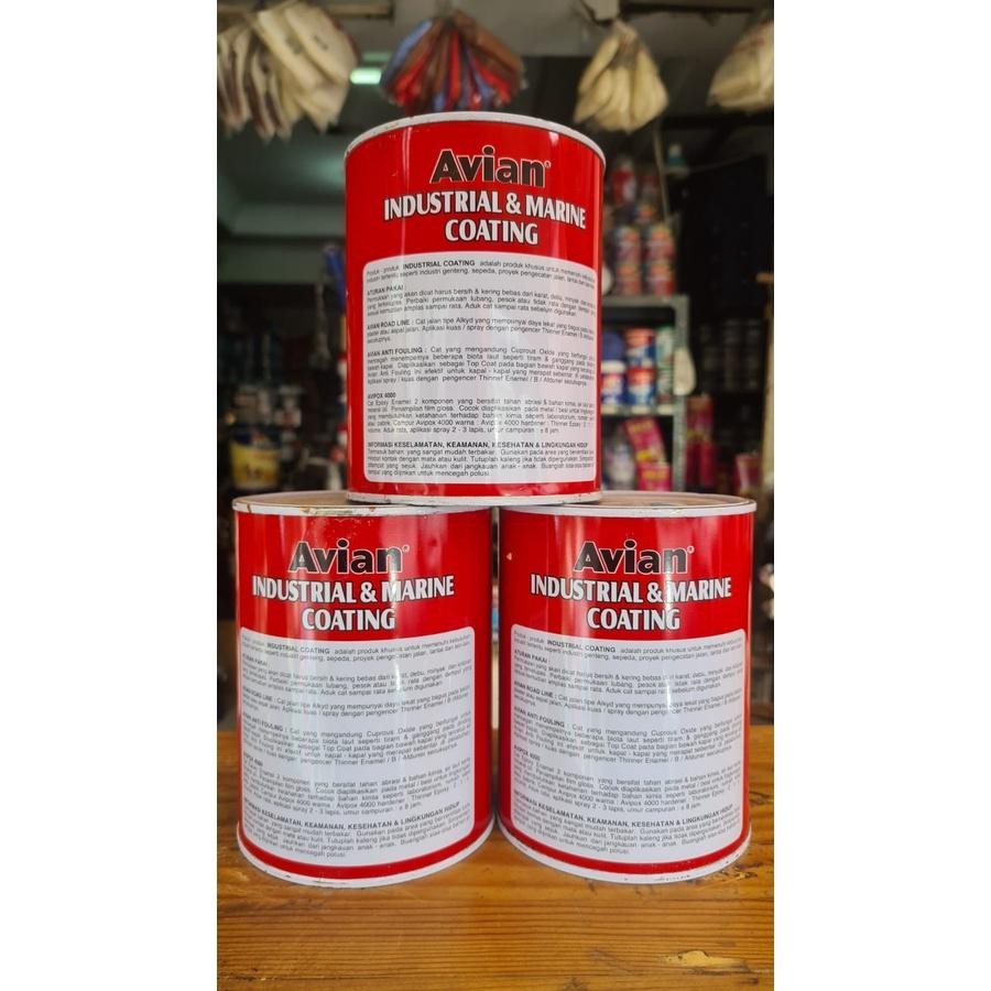 Cat Kapal Marine Coating Cat Jalan Roadline Avian Industrial Coating ( 1 Kg )