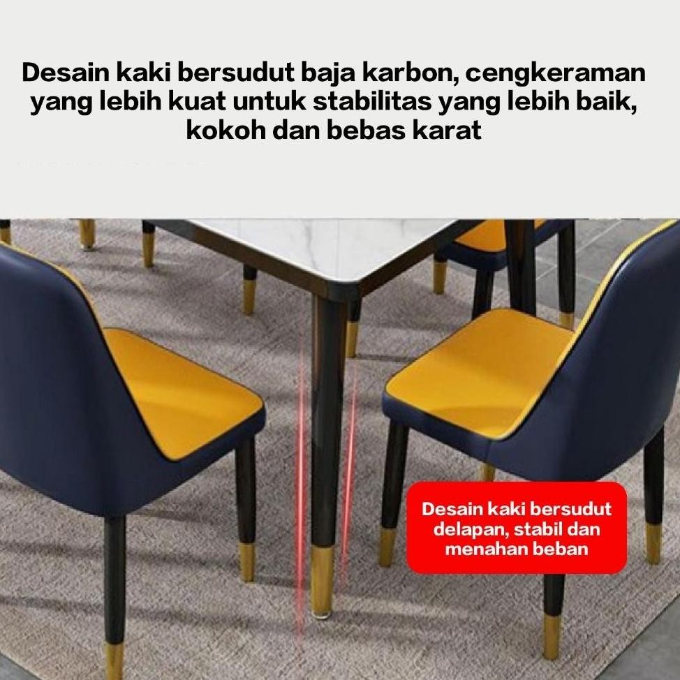 Meja Makan/Meja Makan Set 4 Kursi/Minimalis/Mewah/Aesthetic/ern