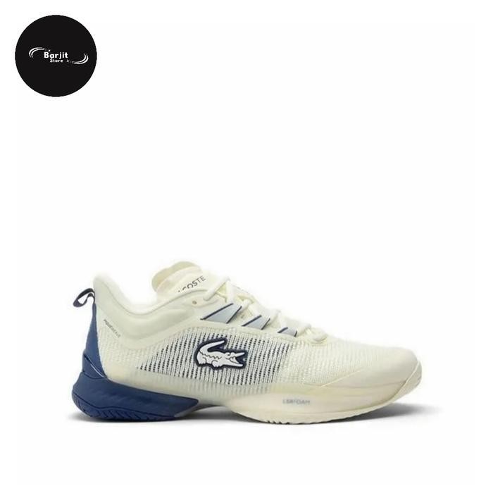 Sepatu Tennis Pria Lacoste Ag-Lt23 Ultra 224 1 Sma Light Yellow L4M8Sma00832 Terbaru Best Quality As