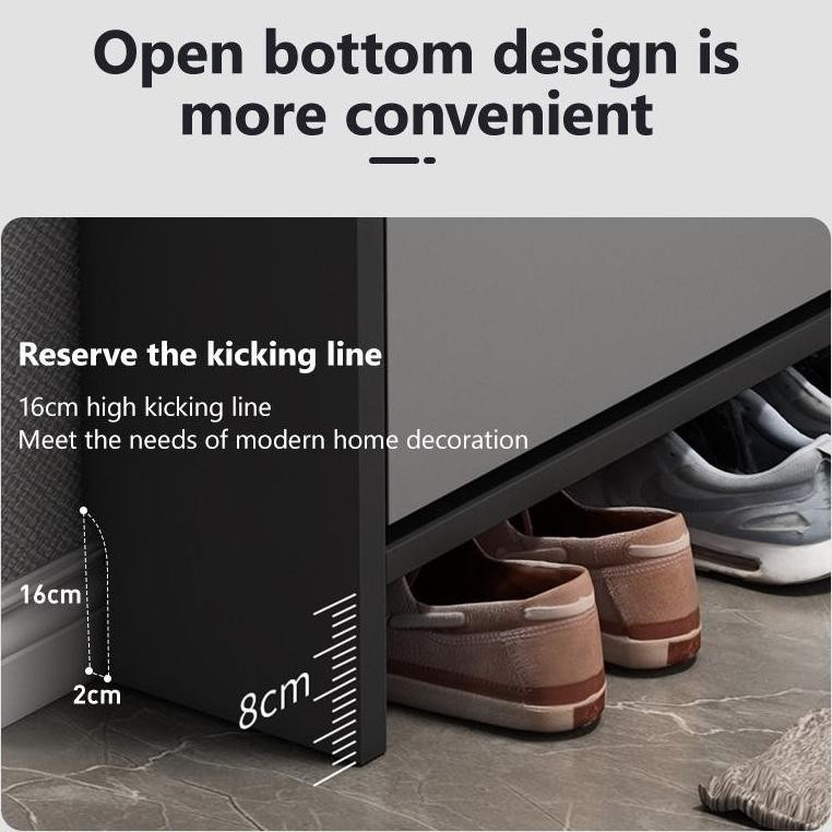 Lemari Sepatu / Lemari Sepatu Minimalis Kayu / Lemari Sepatu Tertutup / Rak Sepatu