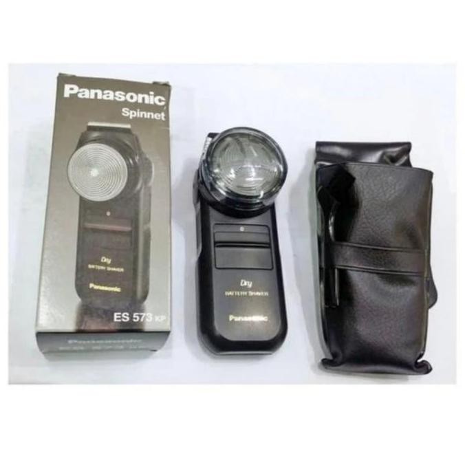 TERBARU - PANASONIC BATTERY SHAVER SPINNET ES 573 KP CUKUR DOUBLE BLADE TAJAM