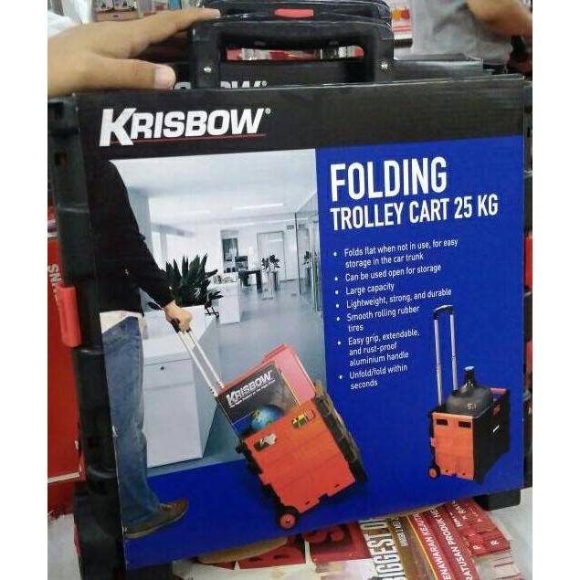 KRISBOW TROLI LIPAT PORTABLE