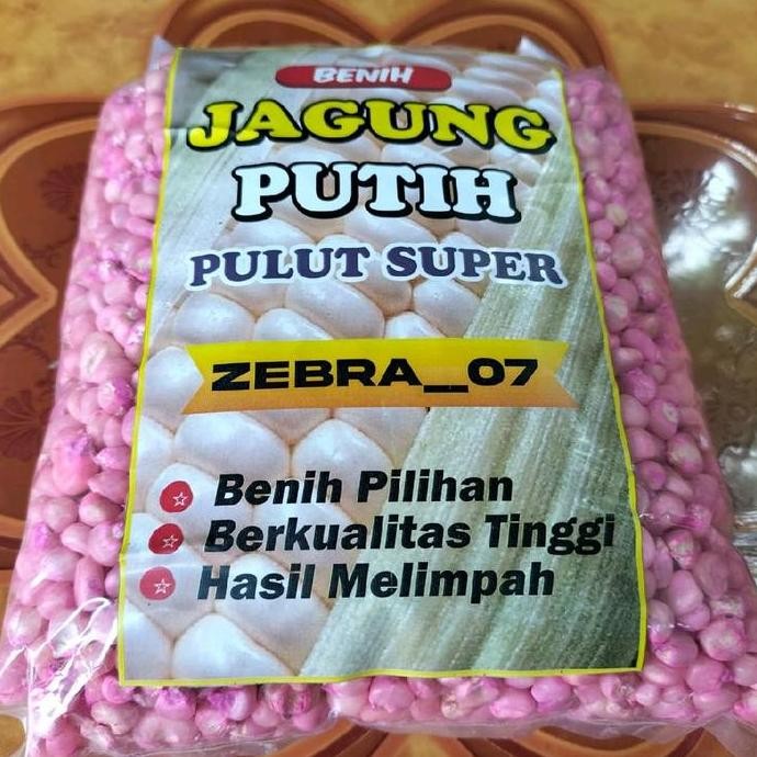 PROMOO 1 KG BENIH JAGUNG KETAN PUTIH PULUT bibit tanaman melon sayuran cau bau cabai sosin benih pad